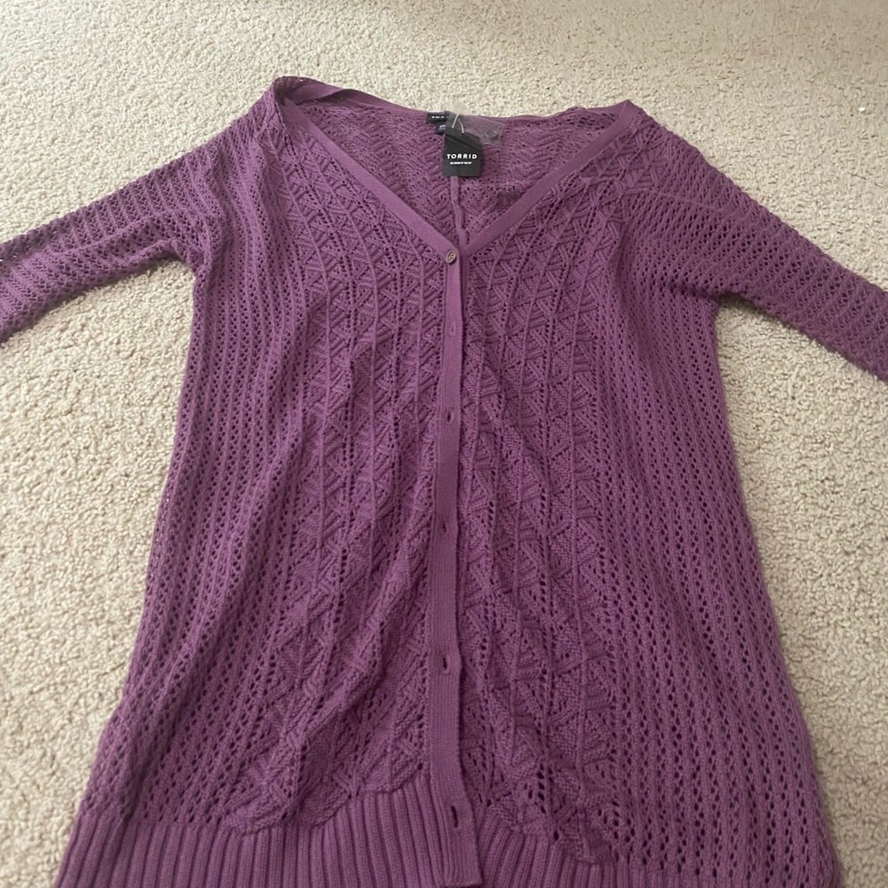 torrid cardigan